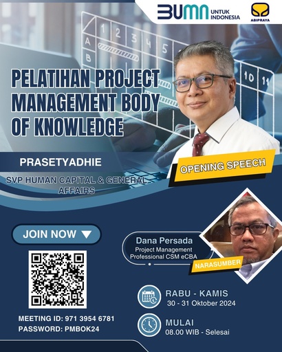 Pelatihan Project Management (PMBOK) Basic