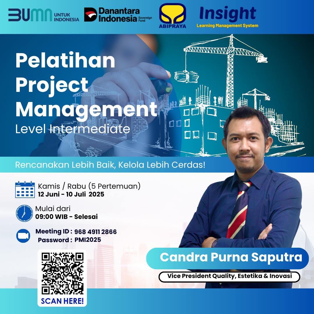 Pelatihan Project Management (PMBOK) Intermediate